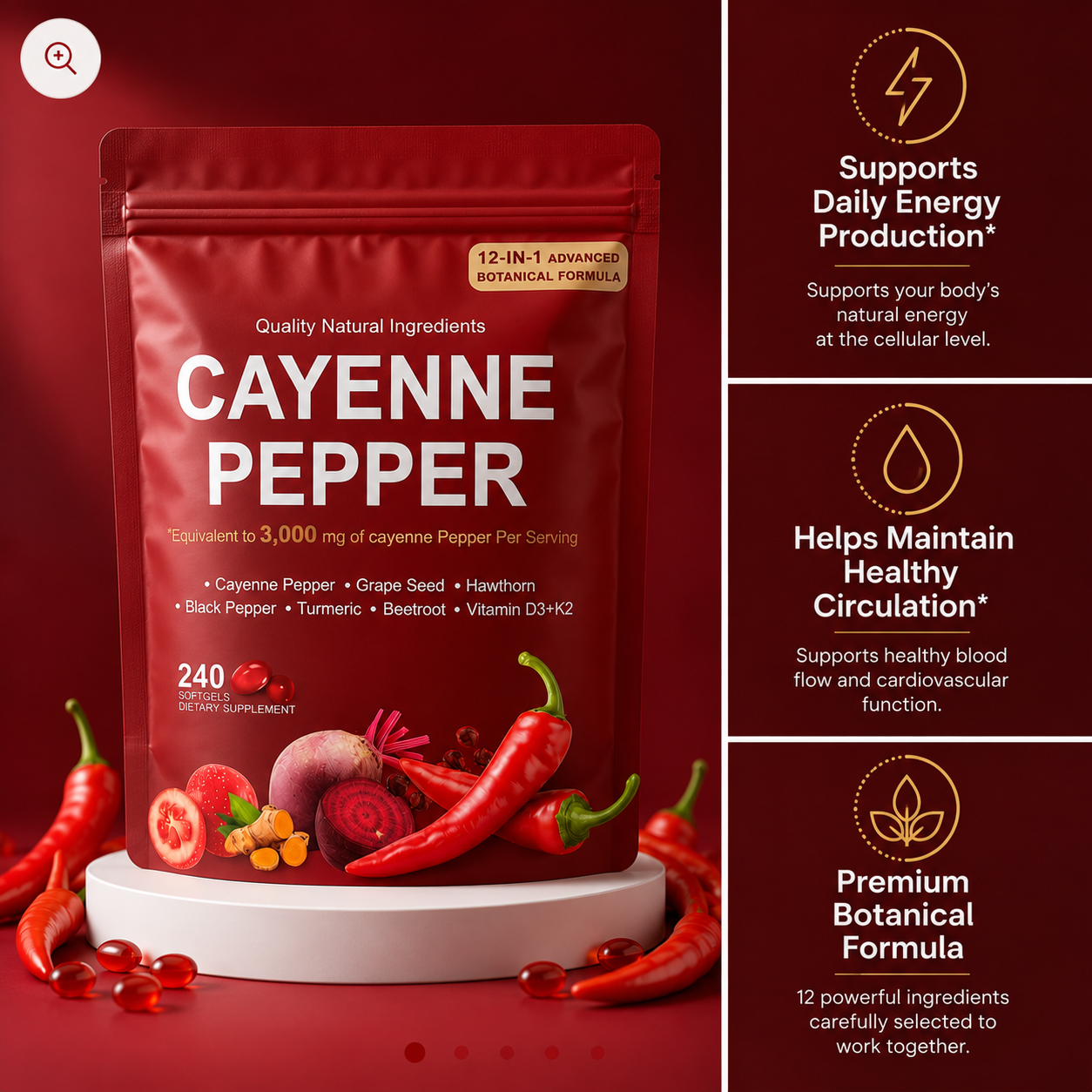 Restora Cayenne — Support the Blood Flow That Actually Powers Your Energy