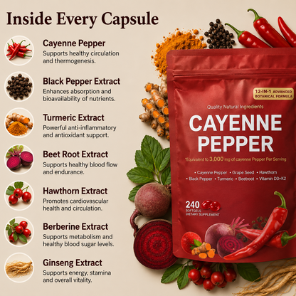 Restora Cayenne — Support the Blood Flow That Actually Powers Your Energy