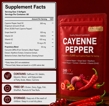 Restora Cayenne — Support the Blood Flow That Actually Powers Your Energy