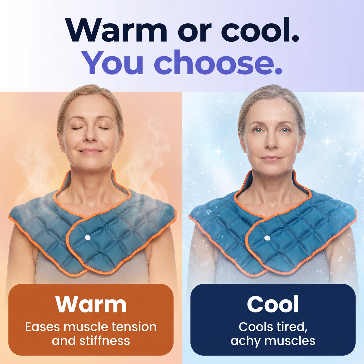 Warm or cool, you choose