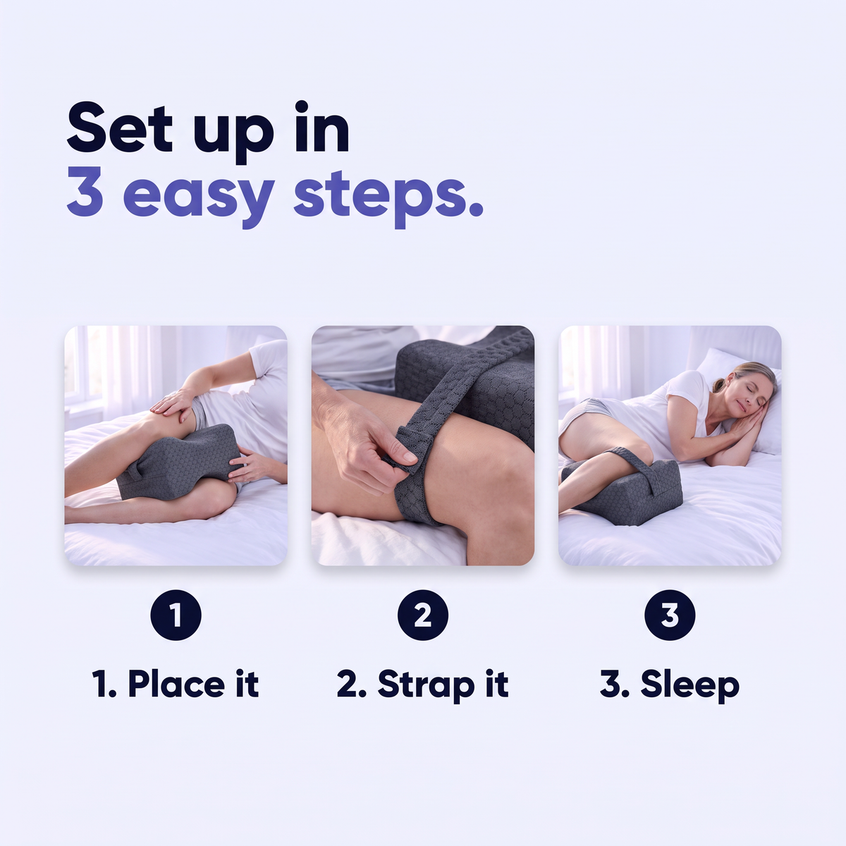 Set up in 3 easy steps