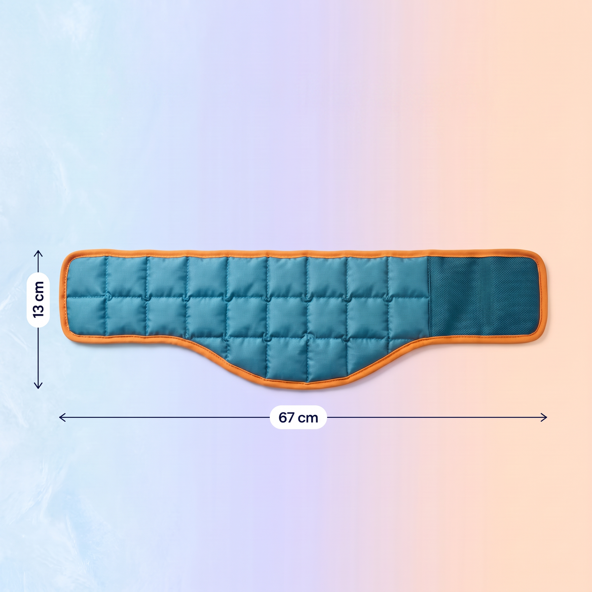 Neck cape size 67 cm by 13 cm